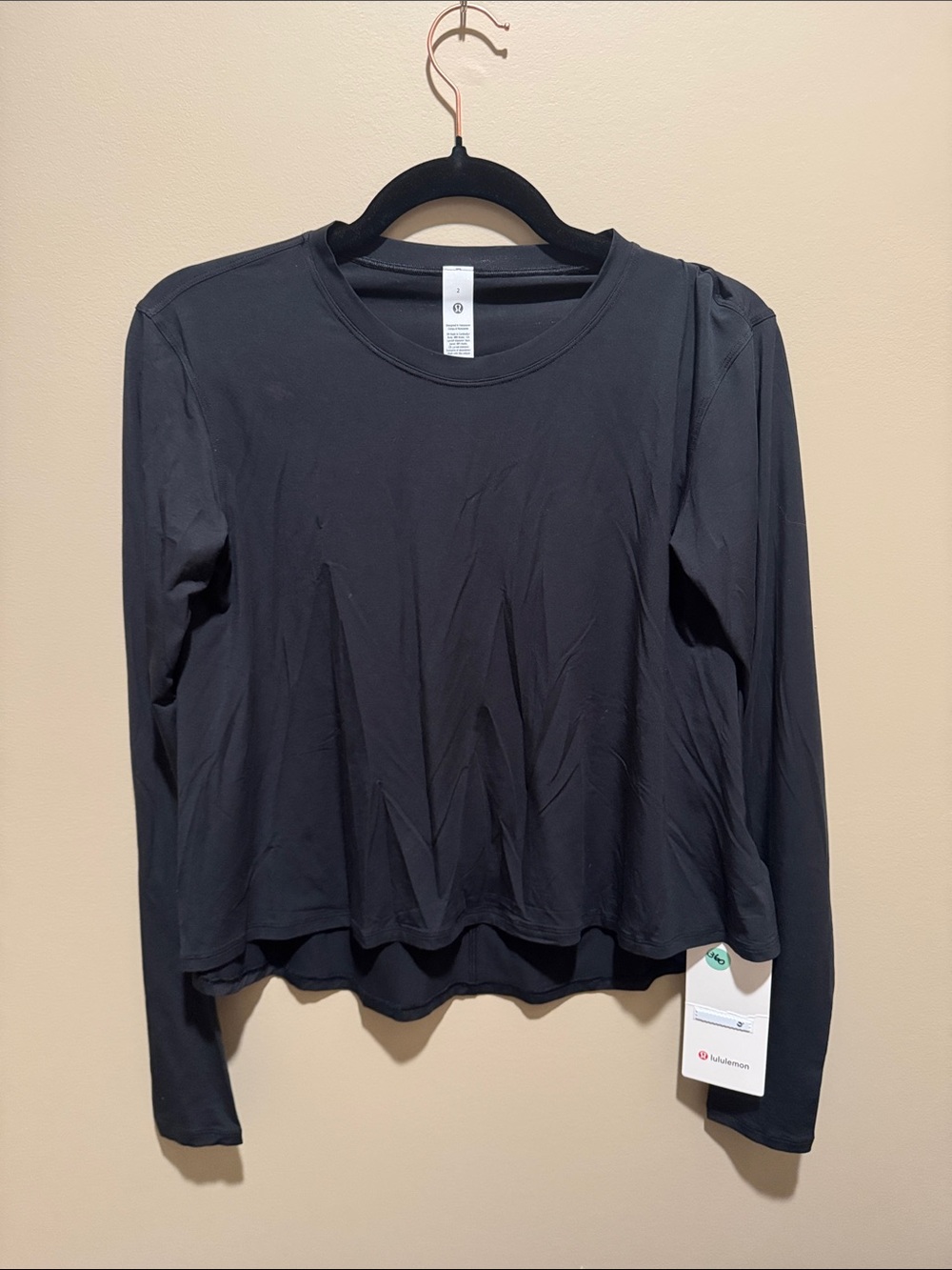 LULULEMON Modal Relaxed-Fit Long Sleeve. Size 2. NWT.